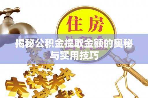 汝阳揭秘公积金提取金额的奥秘与实用技巧