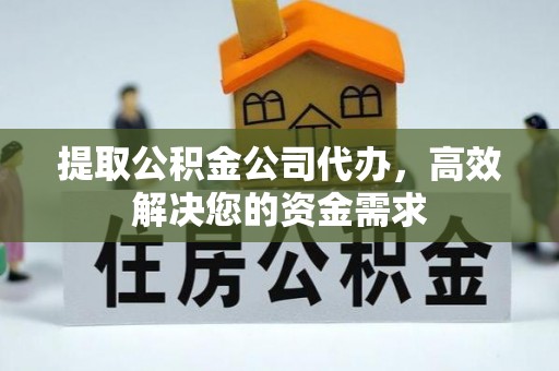 汝阳提取公积金公司代办，高效解决您的资金需求
