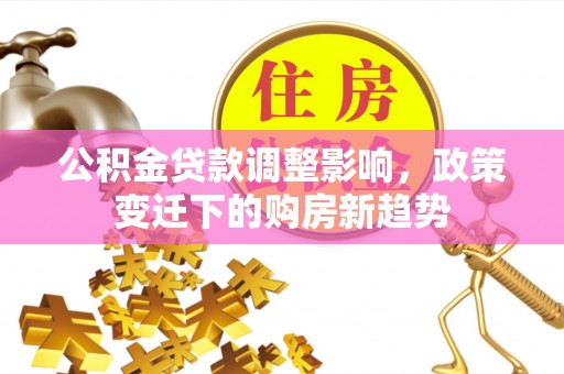 汝阳公积金贷款调整影响，政策变迁下的购房新趋势