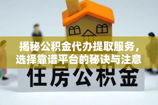 汝阳揭秘公积金代办提取服务，选择靠谱平台的秘诀与注意事项