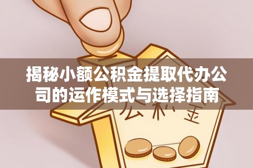 汝阳揭秘小额公积金提取代办公司的运作模式与选择指南