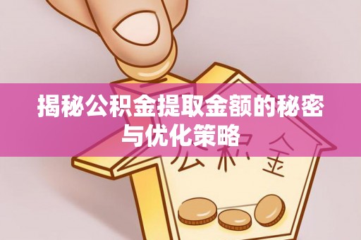 汝阳揭秘公积金提取金额的秘密与优化策略