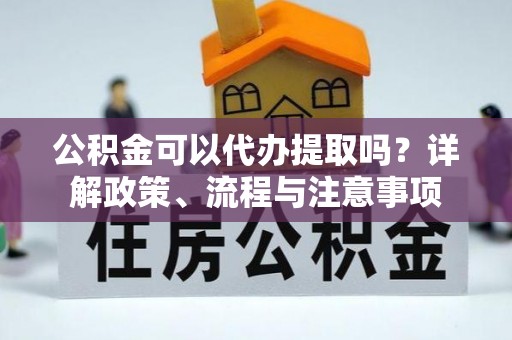 汝阳公积金可以代办提取吗？详解政策、流程与注意事项