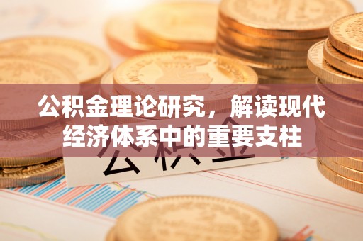 汝阳公积金理论研究，解读现代经济体系中的重要支柱